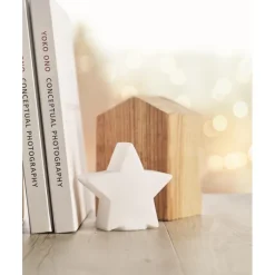 Gift Campaign Stella luminosa personalizzabile di plastica per decorare Star></noscript> Gadget Natalizi