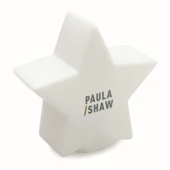 Gift Campaign Stella luminosa personalizzabile di plastica per decorare Star></noscript> Gadget Natalizi