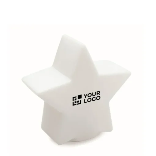 Gift Campaign Stella luminosa personalizzabile di plastica per decorare Star> Gadget Natalizi