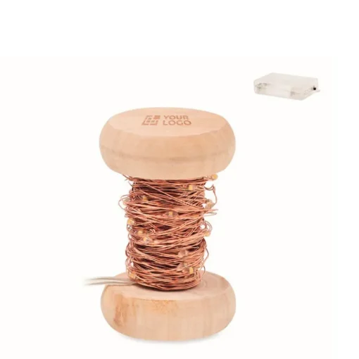 Gift Campaign Stringa di 5m con 50 luci LED gialle calde su una bobina di> Gadget Natalizi
