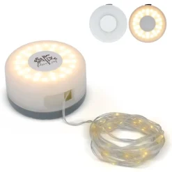 Gift Campaign Stringa di 8m con luci LED avvolgibile con batteria ricaricabile></noscript> Torce