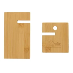 Gift Campaign Supporto cellulare promozionale in bambù con foro per cavi Nature FSC></noscript> Gadget Ecologici