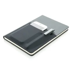 Gift Campaign Taccuini aziendali A5 con tasca e pagine a righe crema Smart Pocket> Quaderni A5