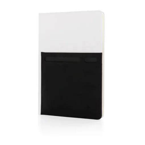 Gift Campaign Taccuini aziendali A5 con tasca e pagine a righe crema Smart Pocket> Quaderni A5