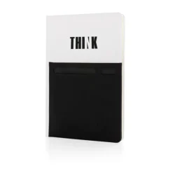 Gift Campaign Taccuini aziendali A5 con tasca e pagine a righe crema Smart Pocket></noscript> Quaderni A5