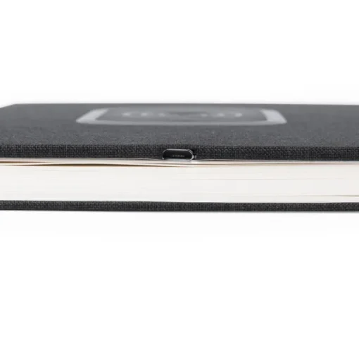 Gift Campaign Taccuini con logo A5 caricatore wireless pagine righe Battery Charger> Quaderni A5