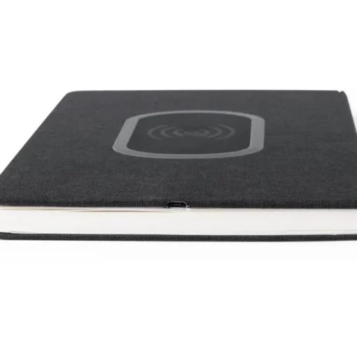Gift Campaign Taccuini con logo A5 caricatore wireless pagine righe Battery Charger> Quaderni A5
