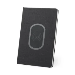 Gift Campaign Taccuini con logo A5 caricatore wireless pagine righe Battery Charger></noscript> Quaderni A5