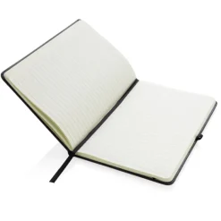 Gift Campaign Taccuini con logo A5 con elastico pagine a righe Recycled Leather></noscript> Taccuini Ecologici