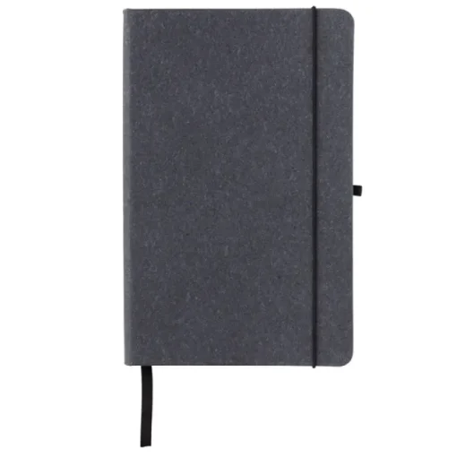 Gift Campaign Taccuini con logo A5 con elastico pagine a righe Recycled Leather> Taccuini Ecologici