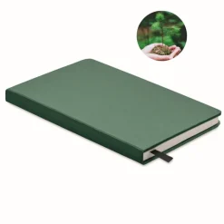 Gift Campaign Taccuini con logo A5 sostenibile pagine a righe riciclate Grow></noscript> Taccuini Ecologici