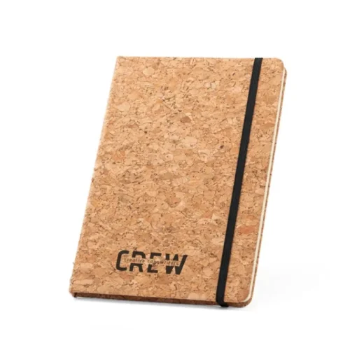 Gift Campaign Taccuini ecologici A5 copertina bambù con elastico pagine a righe Cork> Taccuini Ecologici