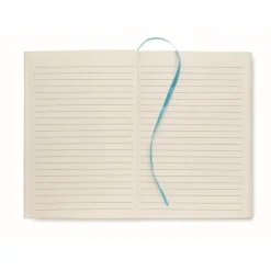 Gift Campaign Taccuini ecologici con logo A5 riciclati con elastico pagine a righe EcoMilk></noscript> Taccuini Ecologici|Quaderni A5