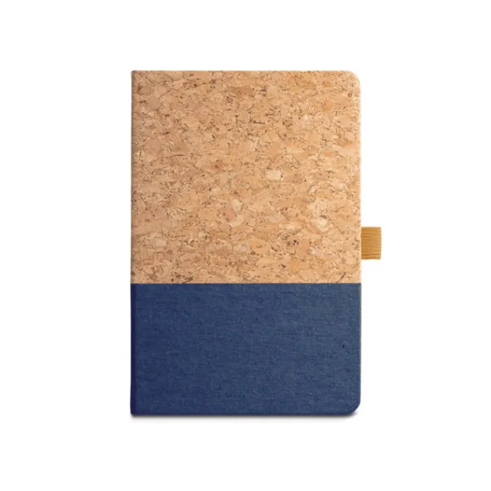 Gift Campaign Taccuini ecologici personalizzati a righe copertina sughero e lino Greener Colors> Taccuini Ecologici|Quaderni A5