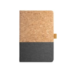 Gift Campaign Taccuini ecologici personalizzati a righe copertina sughero e lino Greener Colors><noscript><img width=