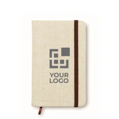 Gift Campaign Taccuini personalizzabili A6 in tela con pagine a righe ed elastico Canvas></noscript> Taccuini Tascabili E Quadernini A6