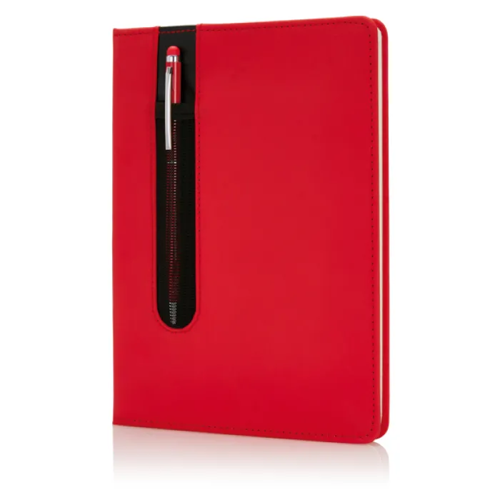 Gift Campaign Taccuini promozionali A5 con taschino e penna pagine a righe Storing> Taccuini Con Penna|Quaderni A5