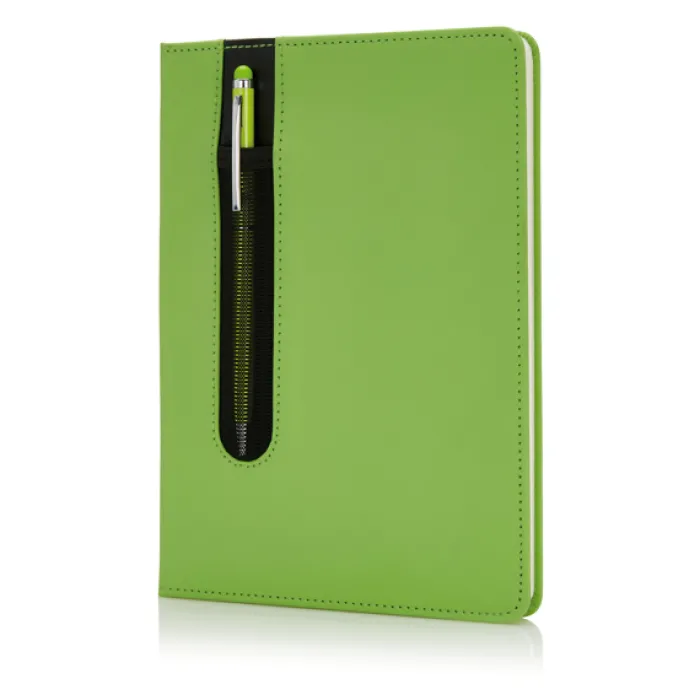 Gift Campaign Taccuini promozionali A5 con taschino e penna pagine a righe Storing> Taccuini Con Penna|Quaderni A5