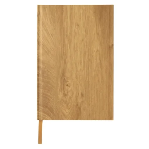 Gift Campaign Taccuino A5 a righe con copertina rigida in carta che sembra legno> Taccuini Ecologici|Quaderni A5