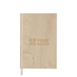 Gift Campaign Taccuino A5 a righe con copertina rigida in carta che sembra legno></noscript> Taccuini Ecologici|Quaderni A5