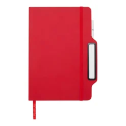 Gift Campaign Taccuino A5 a righe con foro per smartphone e copertina rigida> Taccuini Con Penna|Quaderni A5