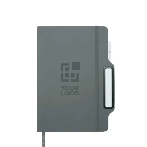 Gift Campaign Taccuino A5 a righe con foro per smartphone e copertina rigida> Taccuini Con Penna|Quaderni A5