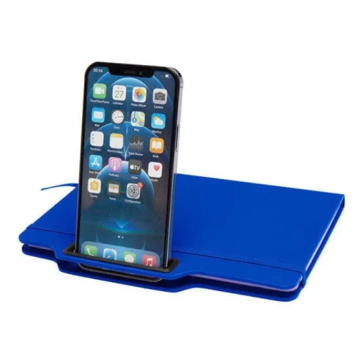 Gift Campaign Taccuino A5 a righe con foro per smartphone e copertina rigida> Taccuini Con Penna|Quaderni A5