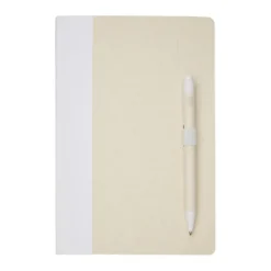 Gift Campaign Taccuino A5 a righe con penna a inchiostro nero in cartone riciclato> Taccuini Con Penna|Taccuini Ecologici
