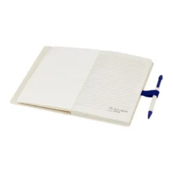 Gift Campaign Taccuino A5 a righe con penna a inchiostro nero in cartone riciclato><noscript><img width=