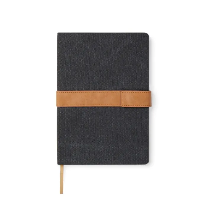 Gift Campaign Taccuino A5 a righe copertina in tela riciclata e chiusura magnetica> Taccuini Ecologici|Quaderni A5