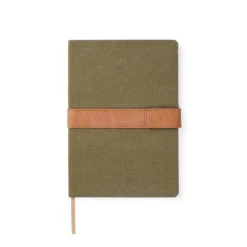 Gift Campaign Taccuino A5 a righe copertina in tela riciclata e chiusura magnetica><noscript><img width=