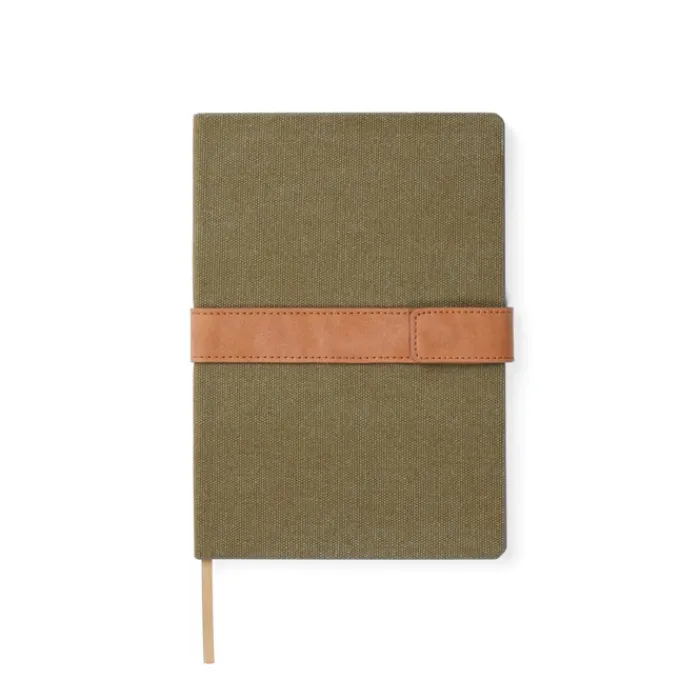 Gift Campaign Taccuino A5 a righe copertina in tela riciclata e chiusura magnetica> Taccuini Ecologici|Quaderni A5