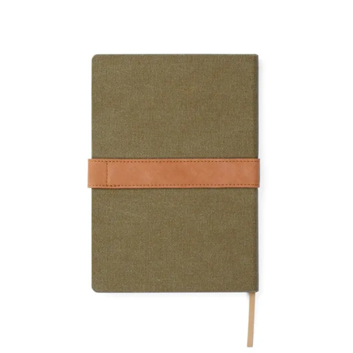 Gift Campaign Taccuino A5 a righe copertina in tela riciclata e chiusura magnetica> Taccuini Ecologici|Quaderni A5