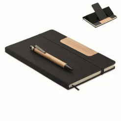 Gift Campaign Taccuino A5 a righe copertina in feltro penna e supporto per cellulare> Taccuini Con Penna|Quaderni A5