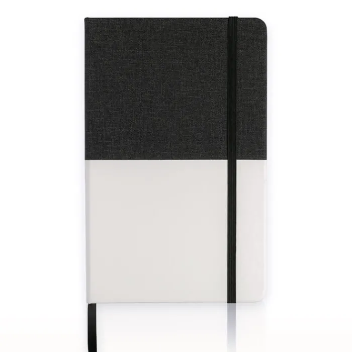 Gift Campaign Taccuino A5 bicolore con copertina in similpelle e pagine neutre> Quaderni A5