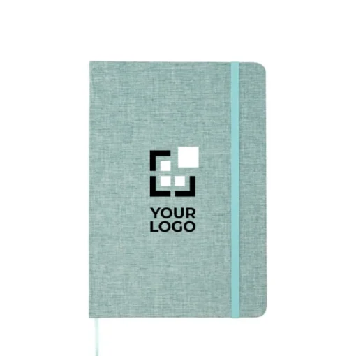 Gift Campaign Taccuino A5 con copertina rigida in cotone riciclato e fogli a righe> Quaderni A5