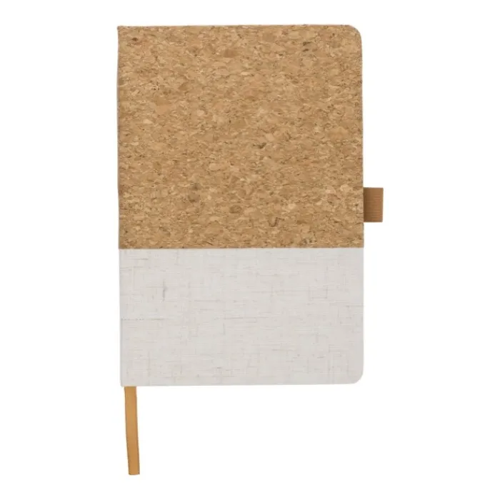 Gift Campaign Taccuino A5 con copertina in sughero e cotone con 80 pagine a righe> Taccuini Ecologici|Quaderni A5