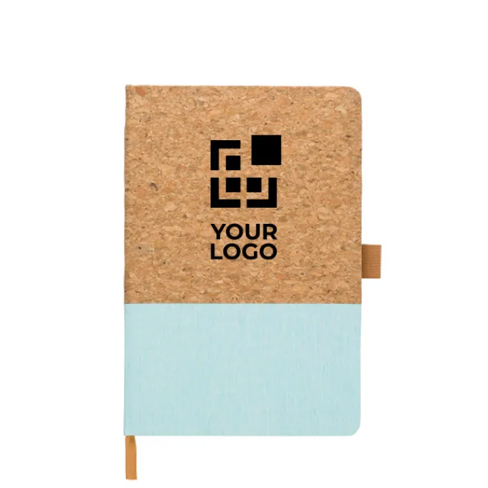 Gift Campaign Taccuino A5 con copertina in sughero e cotone con 80 pagine a righe> Taccuini Ecologici|Quaderni A5