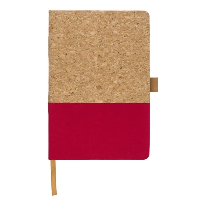 Gift Campaign Taccuino A5 con copertina in sughero e cotone con 80 pagine a righe> Taccuini Ecologici|Quaderni A5