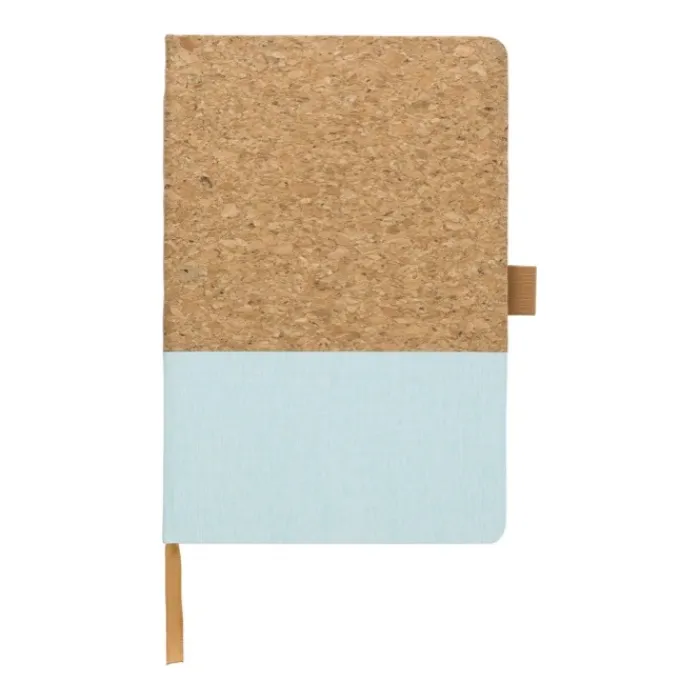 Gift Campaign Taccuino A5 con copertina in sughero e cotone con 80 pagine a righe> Taccuini Ecologici|Quaderni A5