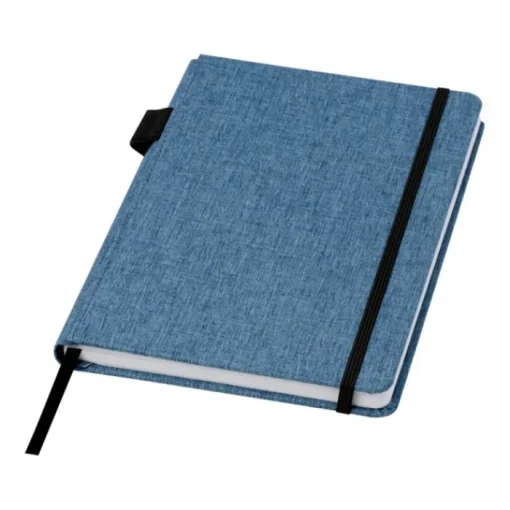 Gift Campaign Taccuino A5 con copertina in tessuto rPET, portapenne e fogli a righe> Quaderni A5