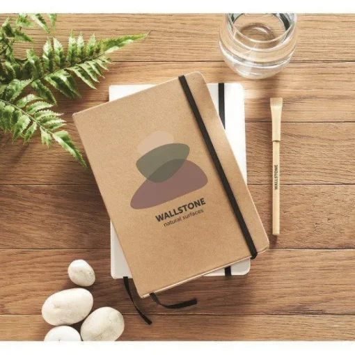 Gift Campaign Taccuino A5 ecologico con elastico pagine a righe StonePaper Recyclo> Taccuini Ecologici|Quaderni A5