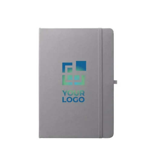 Gift Campaign Taccuino A5 in 100% rPET con angoli arrotondati e pagine a righe> Taccuini Ecologici|Quaderni A5