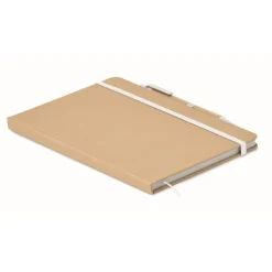 Gift Campaign Taccuino A5 in cartone riciclato con pagine a righe e penna blu> Taccuini Con Penna|Quaderni A5