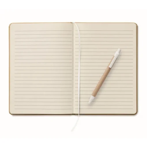 Gift Campaign Taccuino A5 in cartone riciclato con pagine a righe e penna blu> Taccuini Con Penna|Quaderni A5