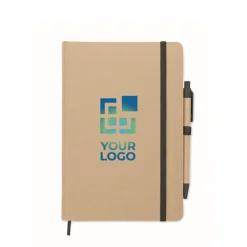 Gift Campaign Taccuino A5 in cartone riciclato con pagine a righe e penna blu></noscript> Taccuini Con Penna|Quaderni A5