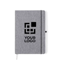 Gift Campaign Taccuino A5 in RPET con elastico e portapenna e pagine a righe Mark></noscript> Taccuini Ecologici|Quaderni A5