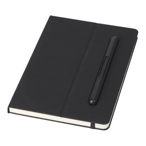 Gift Campaign Taccuino a righe con penna a inchiostro nero personalizzabili> Taccuini Con Penna|Taccuini Ecologici
