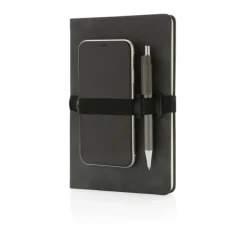 Gift Campaign Taccuino aziendale A5 elegante con cinturino e pagine a righe Holder> Quaderni A5