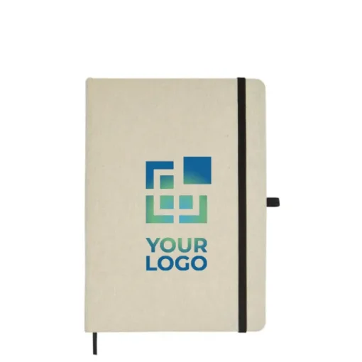 Gift Campaign Taccuino aziendale B6 con copertina in cotone biologico e fogli a righe> Taccuini Ecologici|Taccuini Tascabili E Quadernini A6
